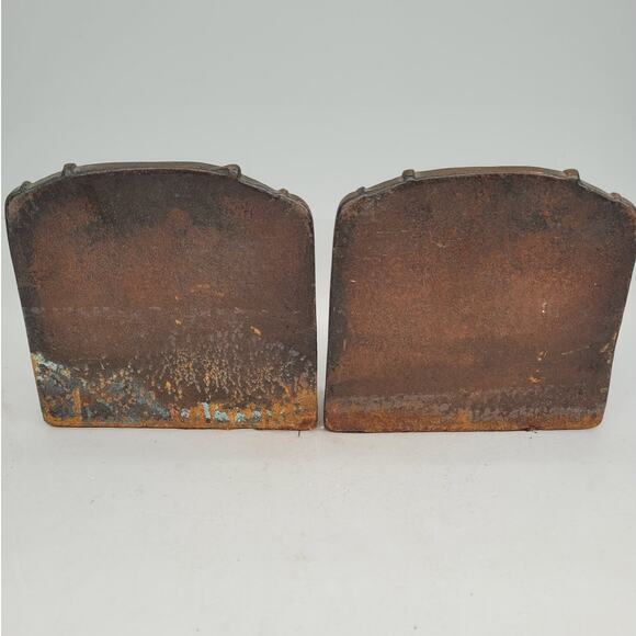 Antique Bronze The Anglus Jean Francois-Millet Relief Mourning Funeral Bookends - Picture 3 of 8